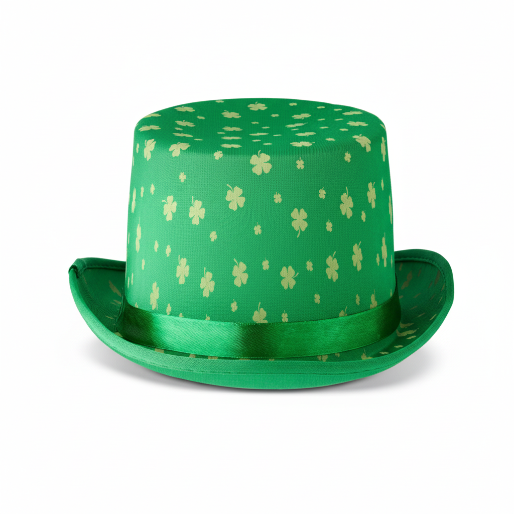Way to Celebrate Green Glow Top Hat