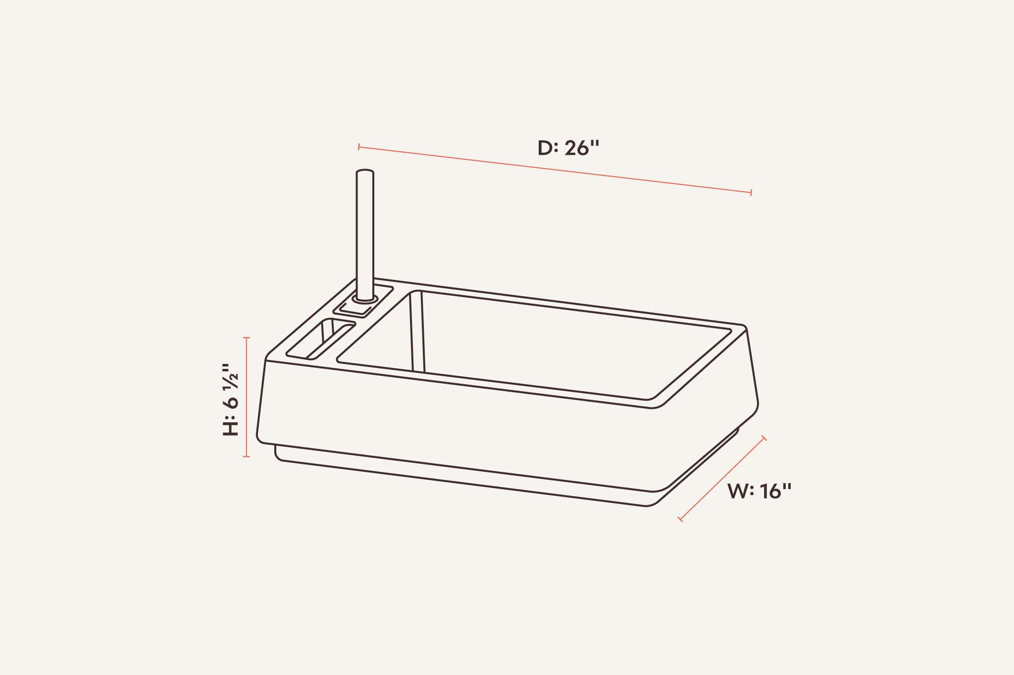 tuft + paw Cove Litter Box