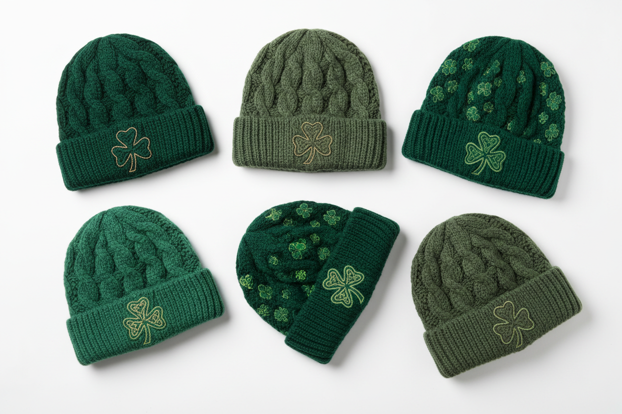 Irish Beanies Shamrock
